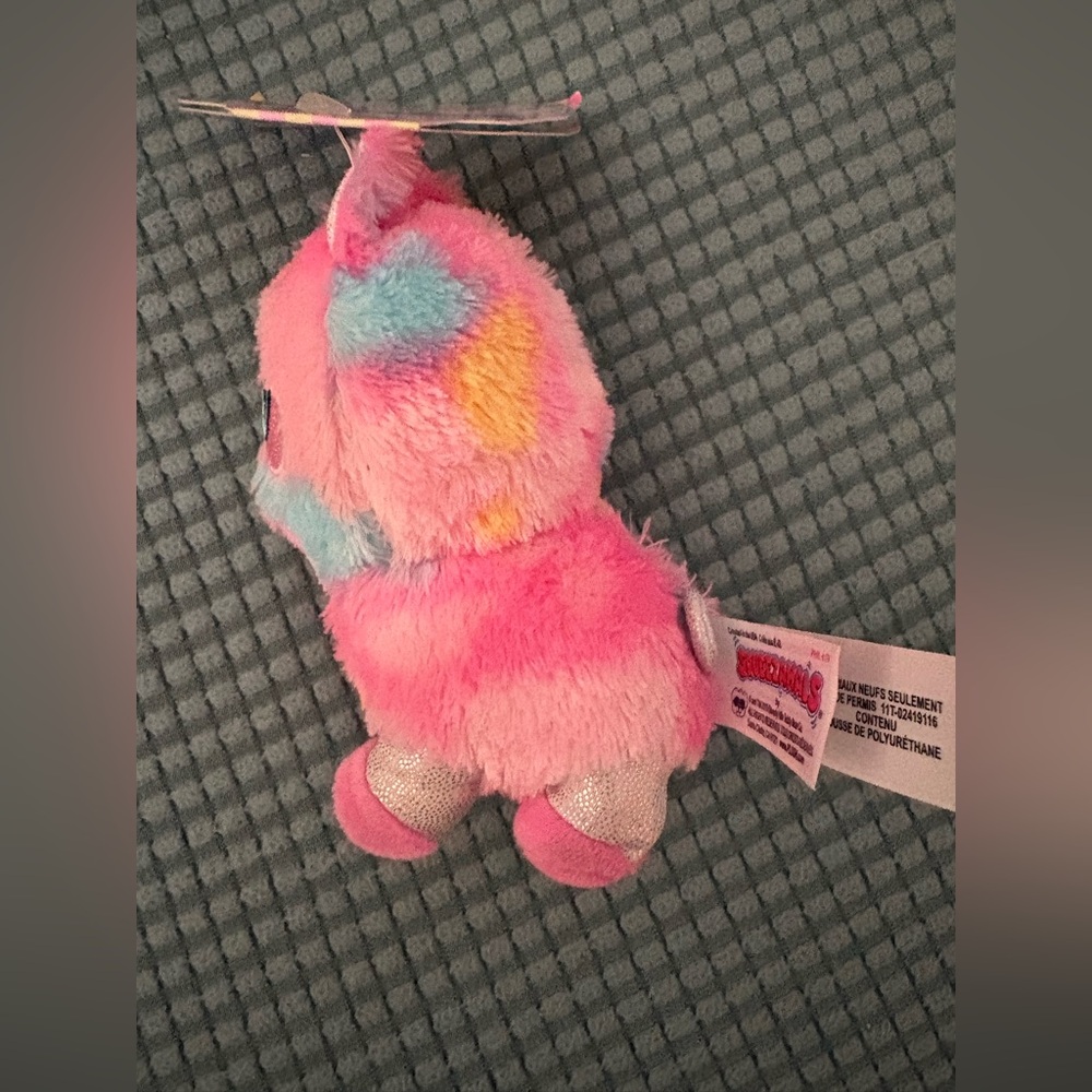 NWT Sqeezeamals Pink Horse Plush - Picture 2 of 7